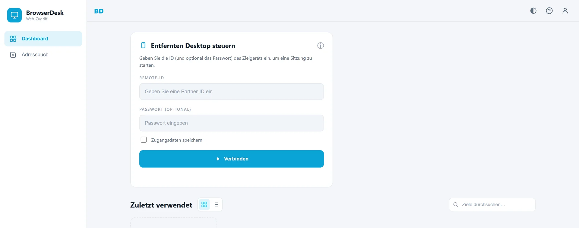 Web-Client: Fernzugriff direkt im Browser